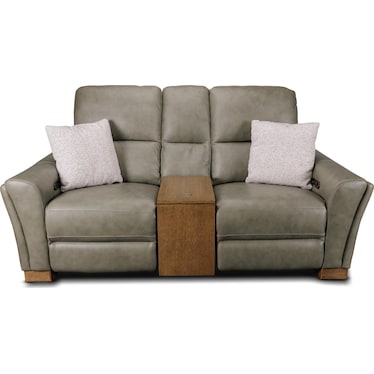 SAMANTHA LEATHER POWER RECLINING LOVESEAT