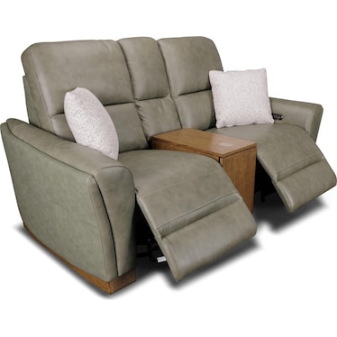 SAMANTHA LEATHER POWER RECLINING LOVESEAT