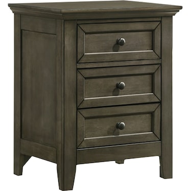 SAN SIMEON 3-DRAWER NIGHTSTAND