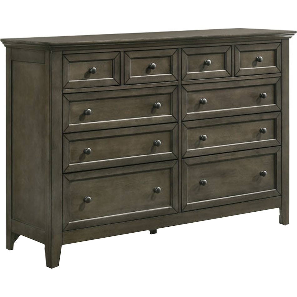 san simeon  gray dresser   