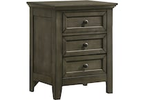 san simeon  gray nightstand   