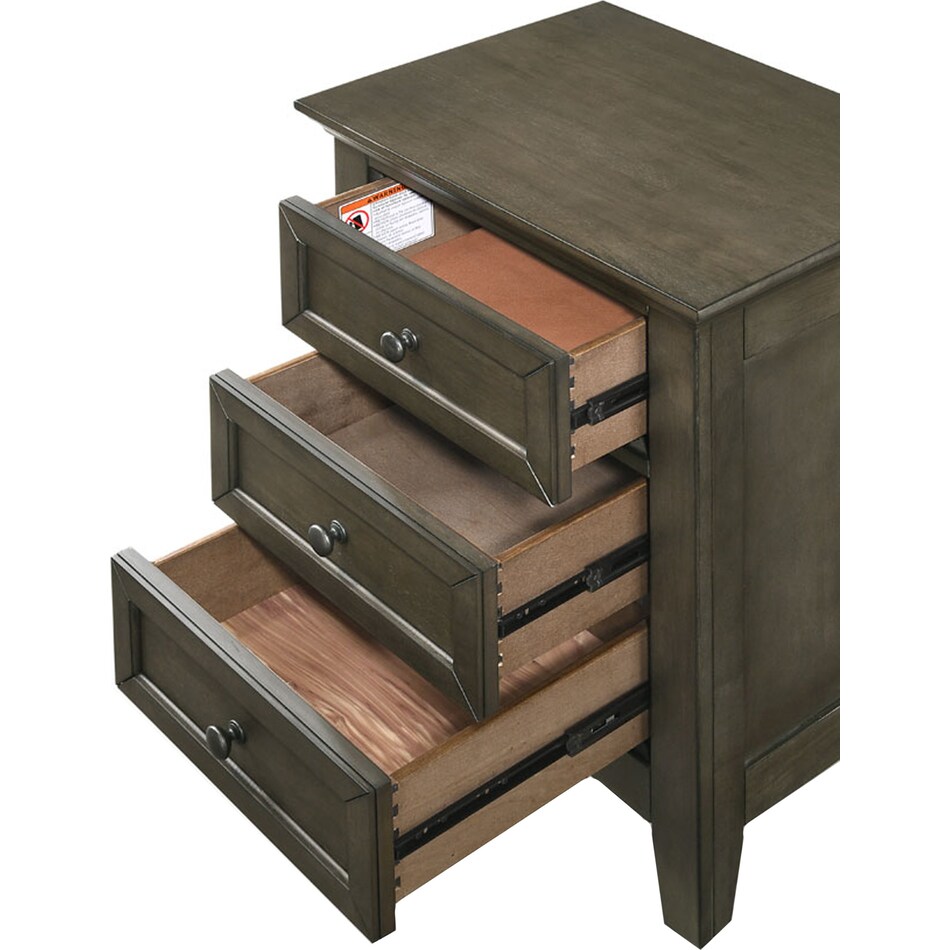 san simeon  gray nightstand   
