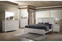 san simeon  rustic white chest   