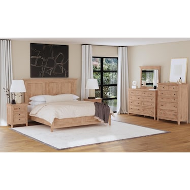 SAN SIMEON PANEL BED