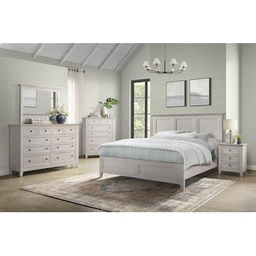 SAN SIMEON KING PANEL BED