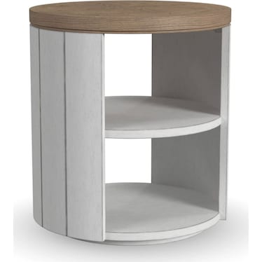 SANDUSKY ROUND END TABLE BY FLEXSTEEL