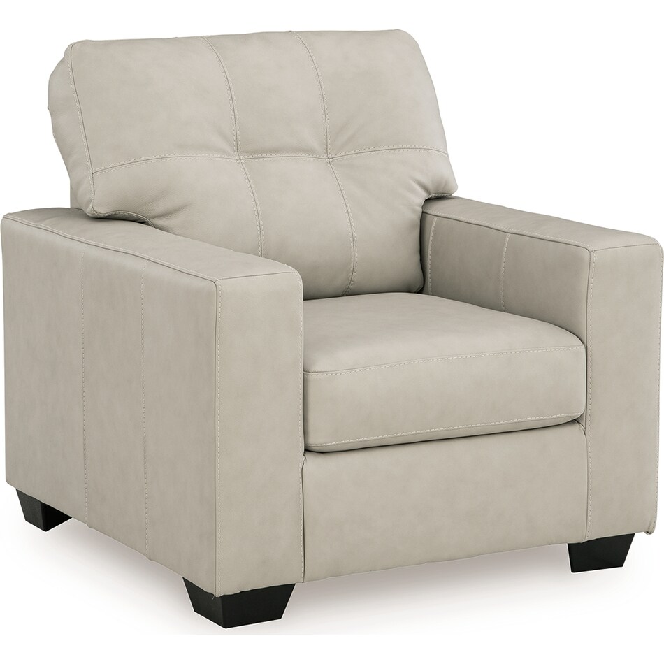 santorine bone leather chair   