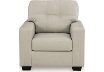 santorine bone leather chair   