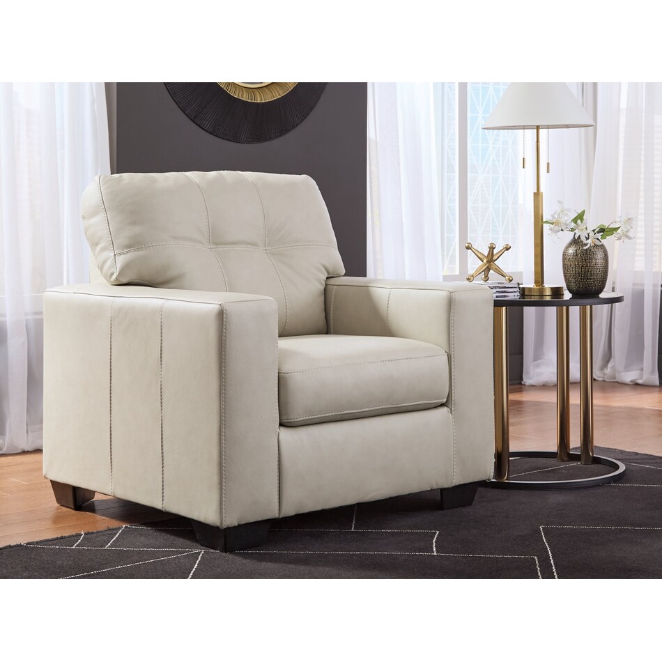 santorine bone leather chair   