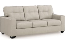 santorine bone leather sofa   