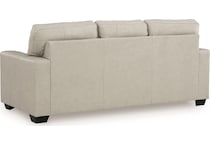 santorine bone leather sofa   