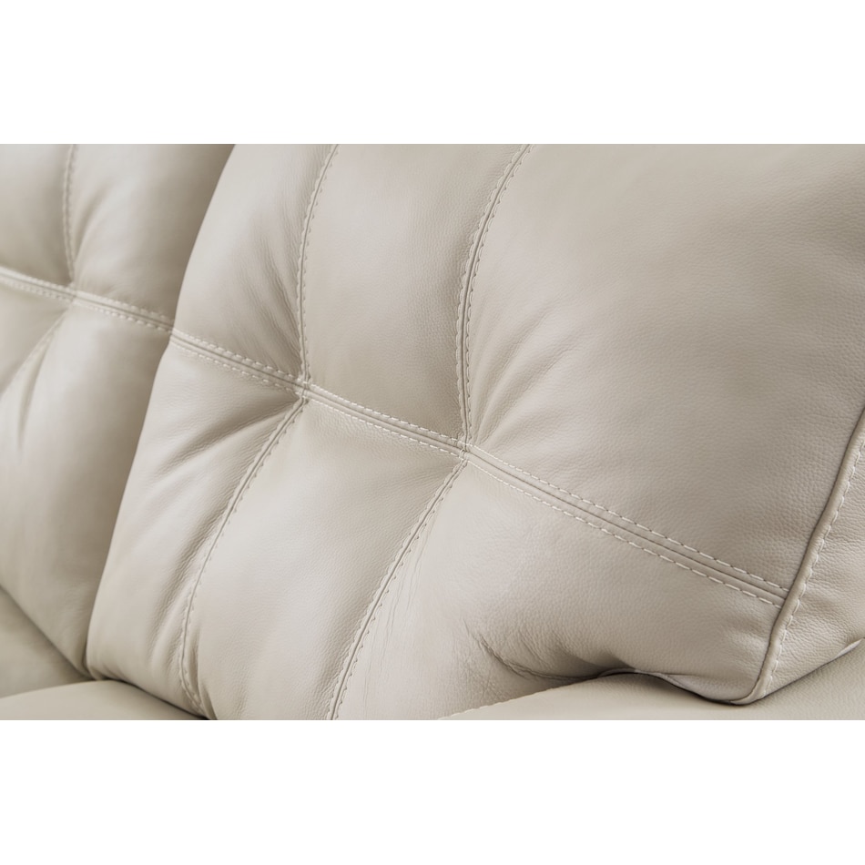 santorine bone leather sofa   