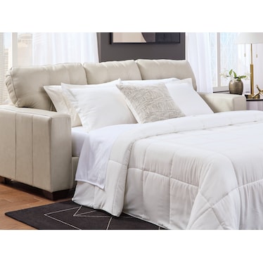 SANTORINE QUEEN LEATHER SOFA SLEEPER