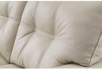 santorine bone leather sofa   