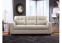 santorine bone leather sofa   