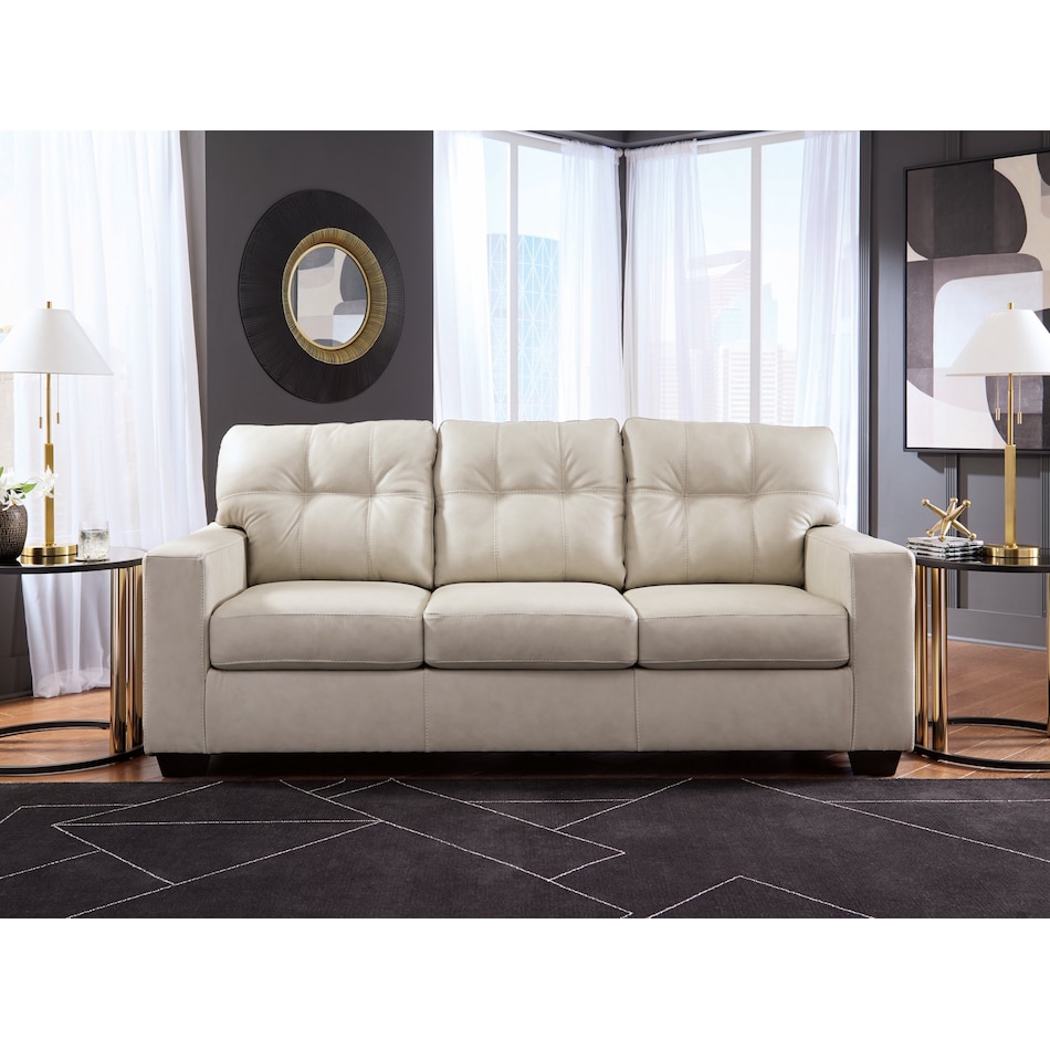 santorine bone leather sofa   