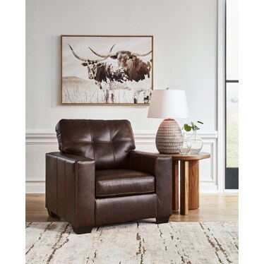 SANTORINE LEATHER CHAIR