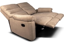 savannah brown reclining loveseat   