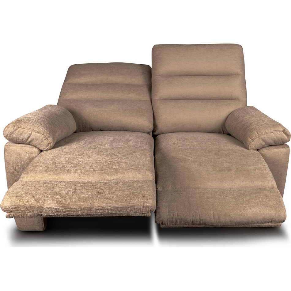 savannah brown reclining loveseat   