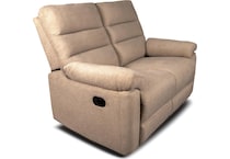 savannah brown reclining loveseat   