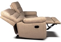savannah brown reclining loveseat   