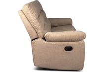 savannah brown reclining loveseat   