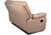 savannah brown reclining loveseat   