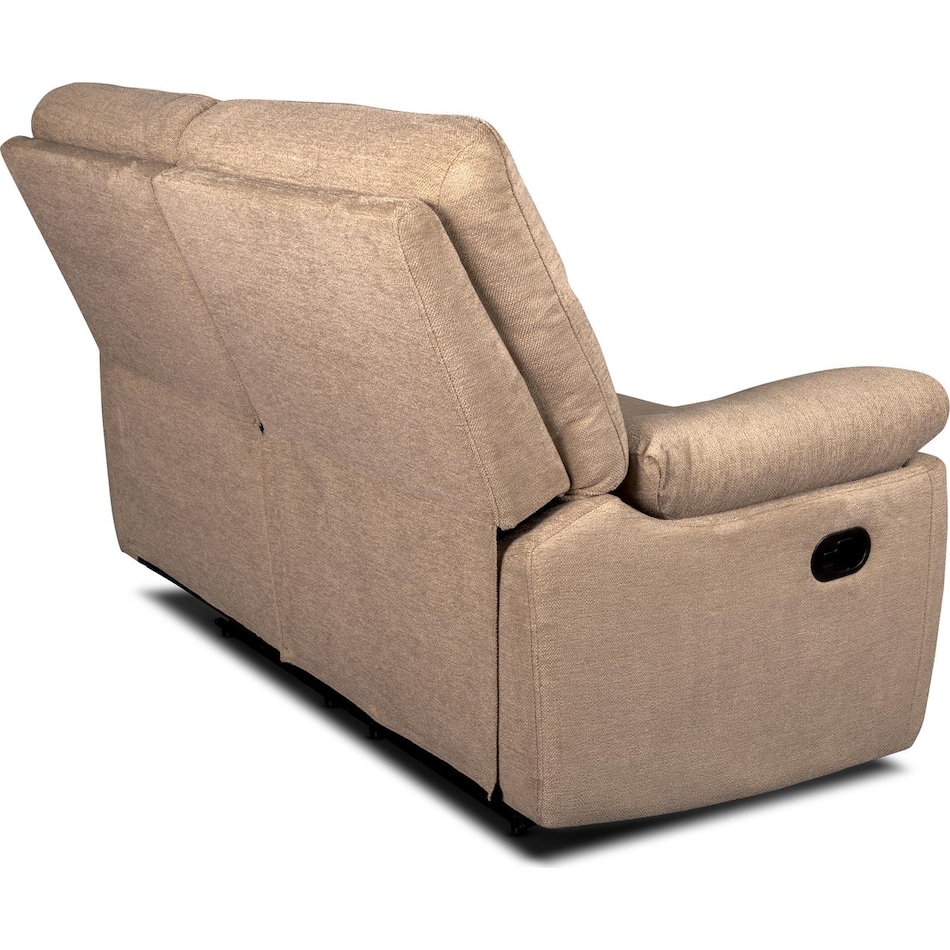 savannah brown reclining loveseat   