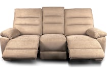 savannah brown reclining sofa   