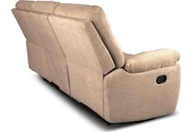 savannah brown reclining sofa   