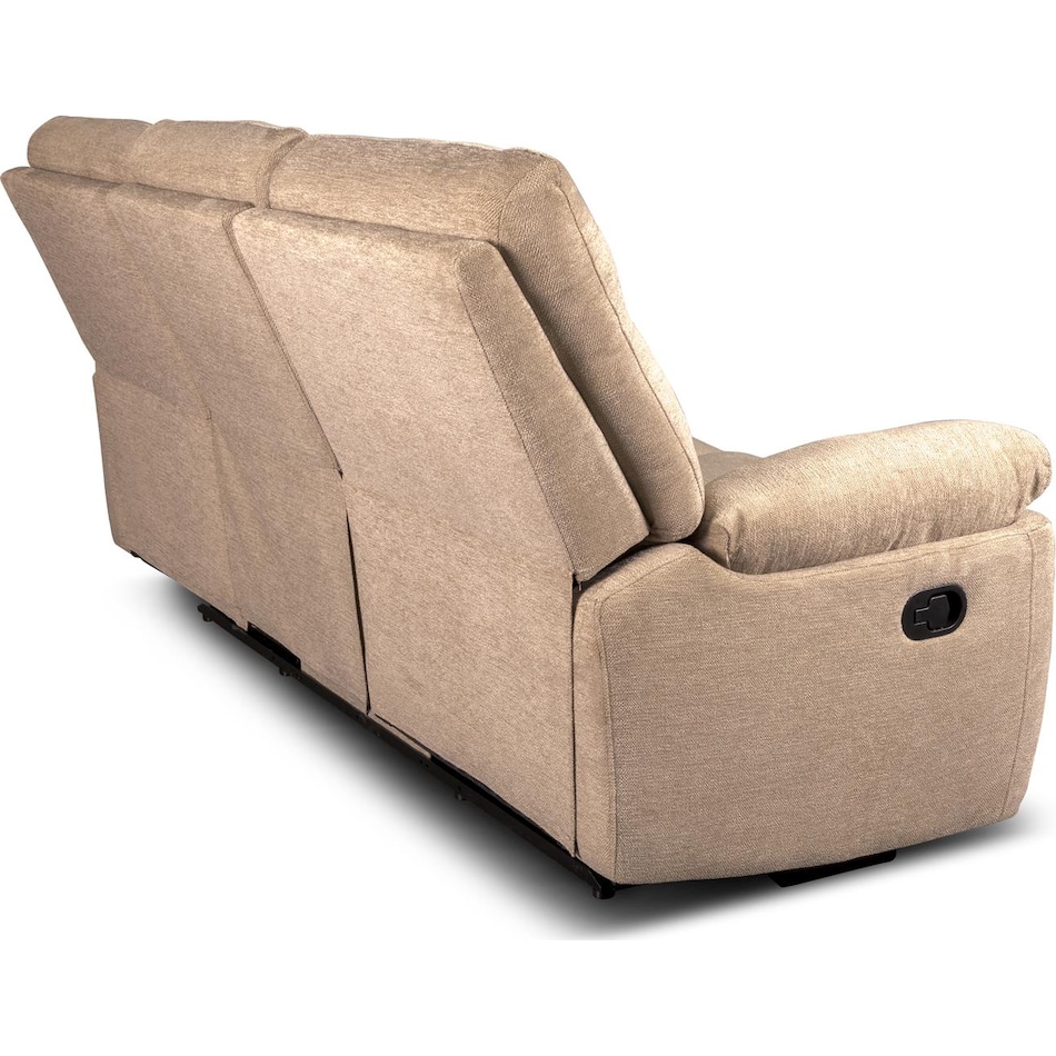 savannah brown reclining sofa   