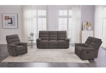 savannah brown reclining sofa   