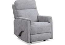 scheana moon gray swivel glider recliner   