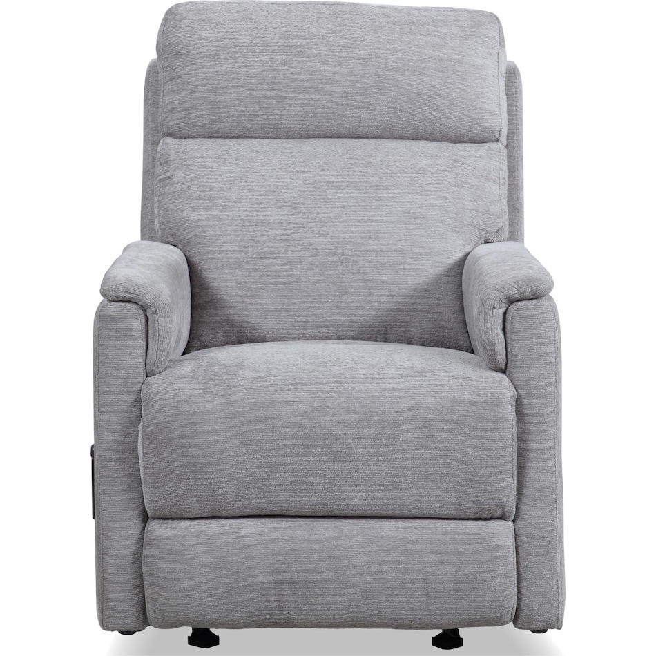 scheana moon gray swivel glider recliner   