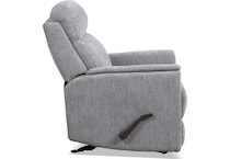 scheana moon gray swivel glider recliner   