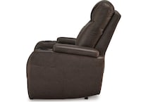 schooner rocks umber power wall recliner   