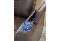 schooner rocks umber power wall recliner   