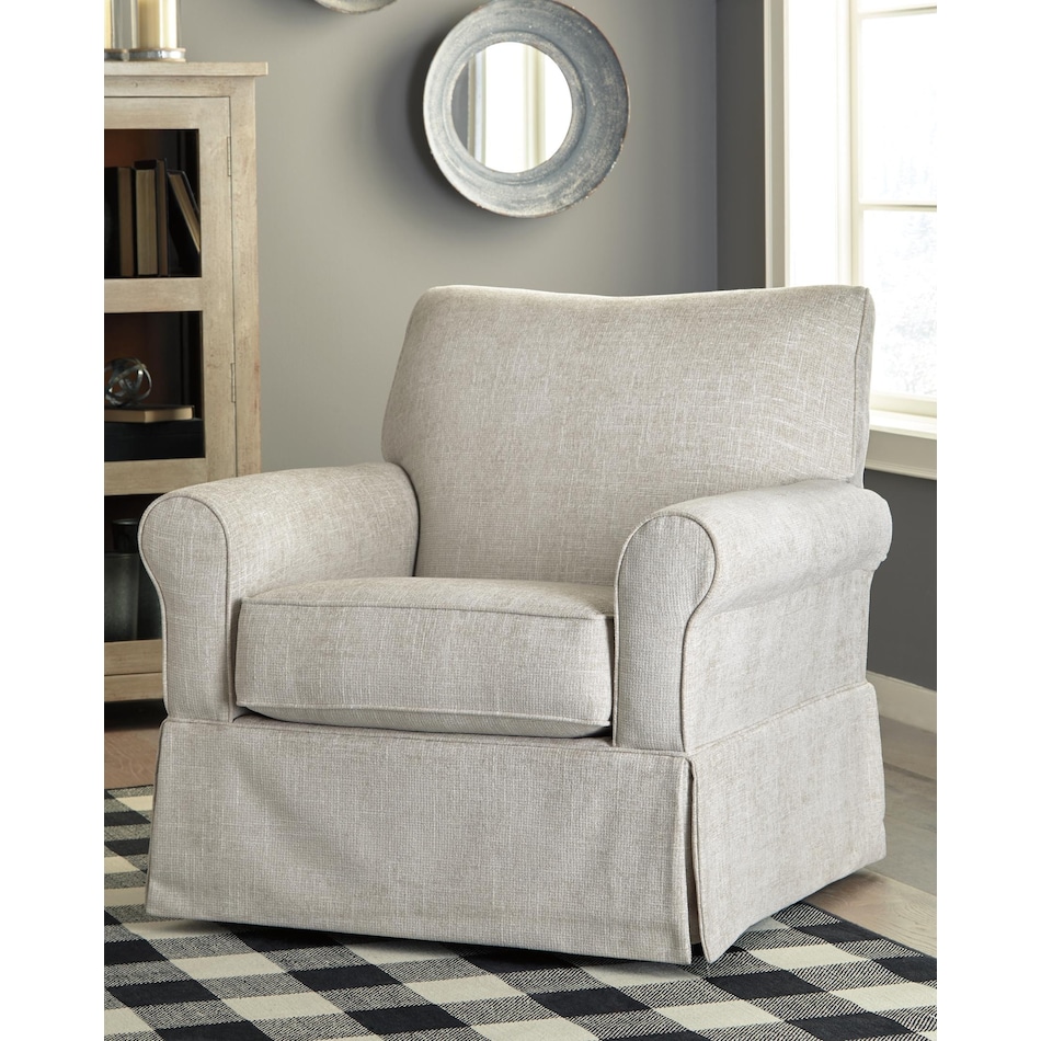 searcy white accent chair   