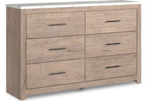 senniberg light brown dresser   