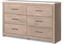 senniberg light brown dresser   