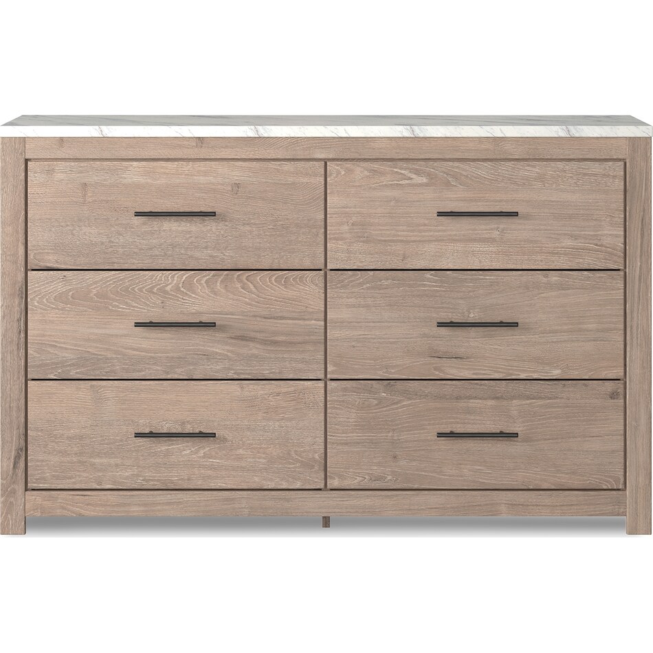 senniberg light brown dresser   
