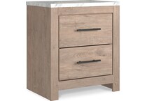 senniberg light brown nightstand   