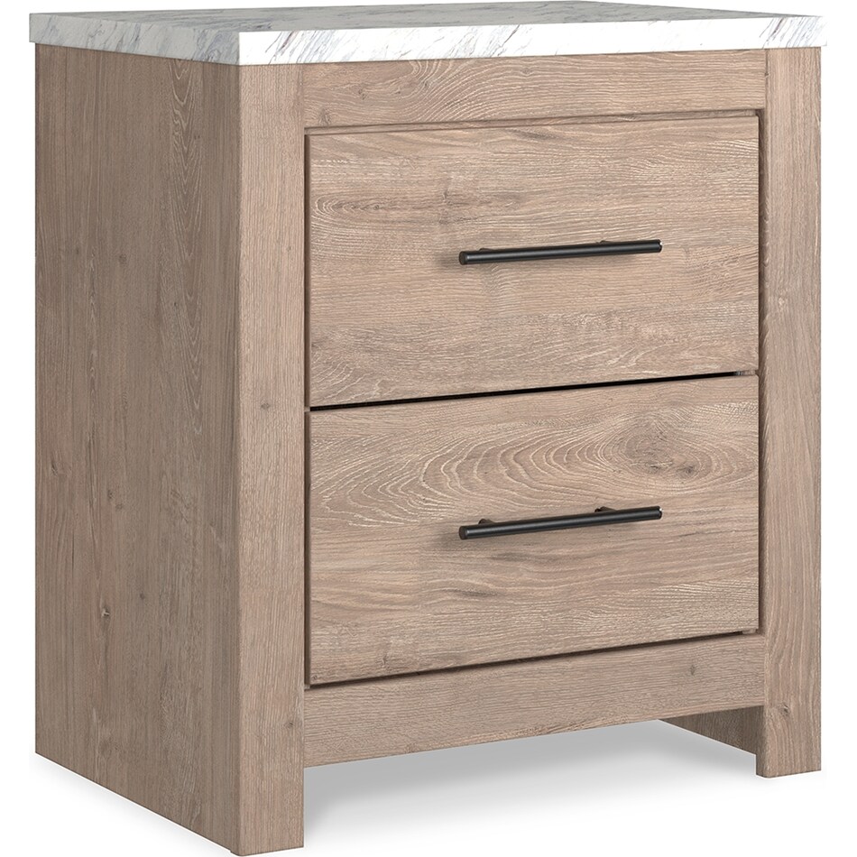 senniberg light brown nightstand   