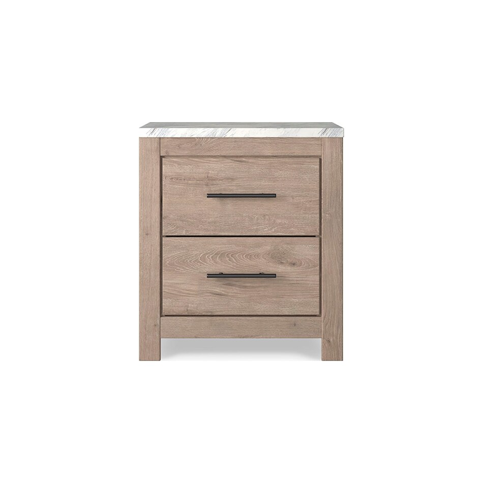senniberg light brown nightstand   