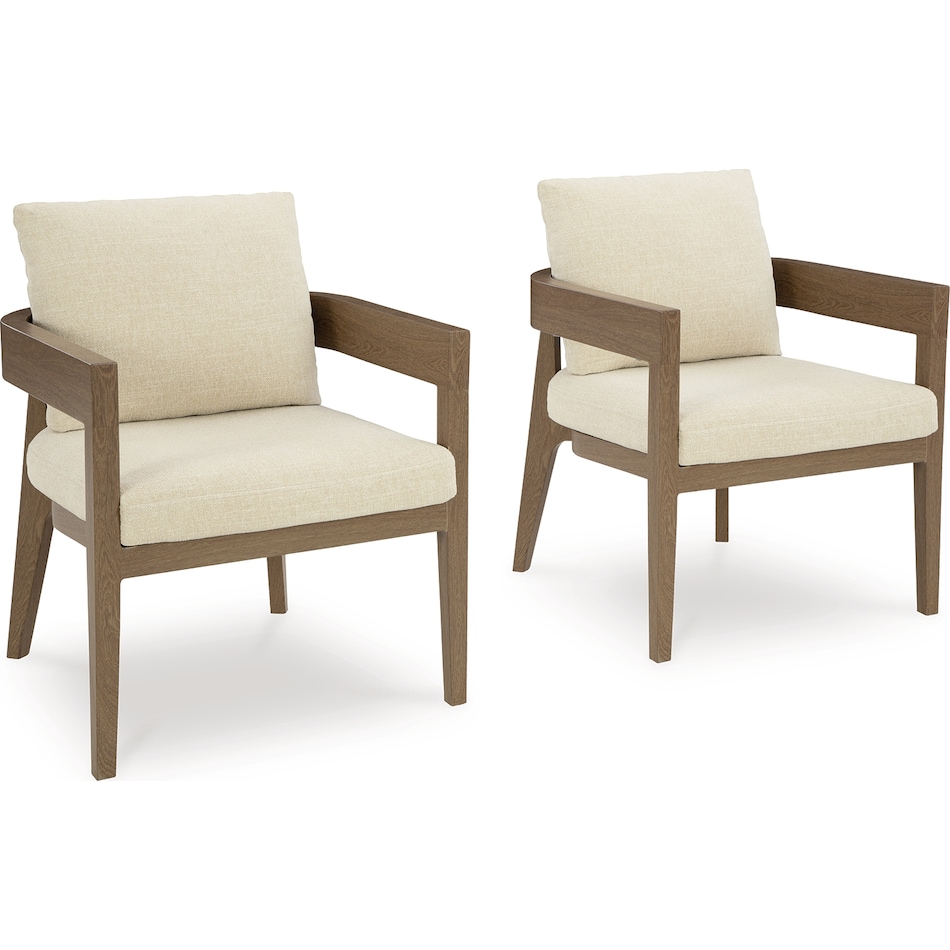 serene bay beige arm chair   