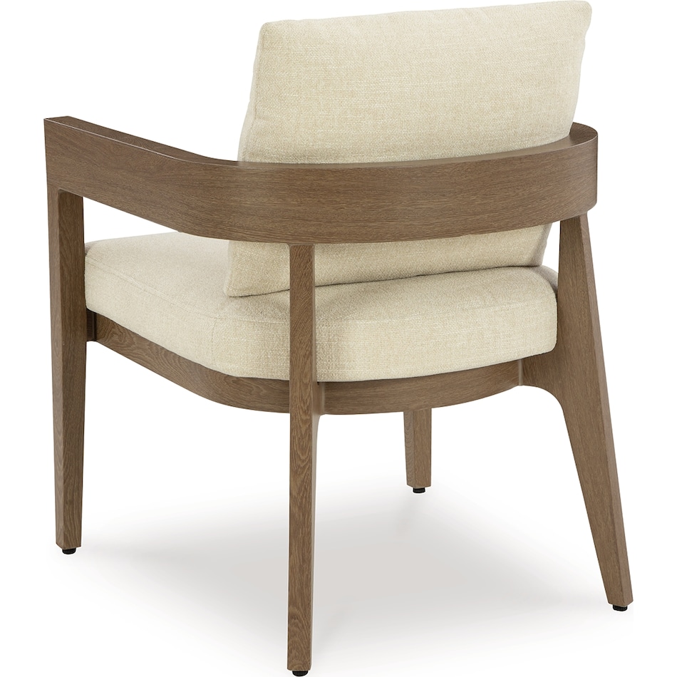 serene bay beige arm chair   