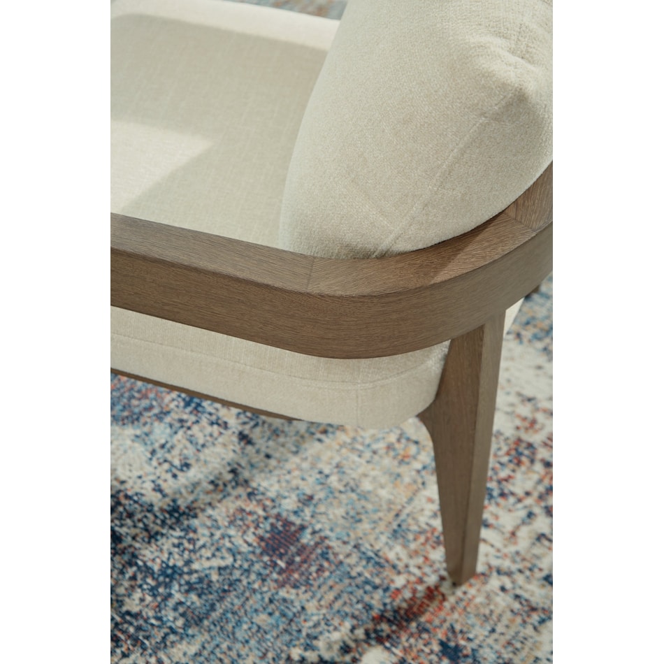 serene bay beige arm chair   