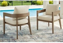 serene bay beige arm chair   