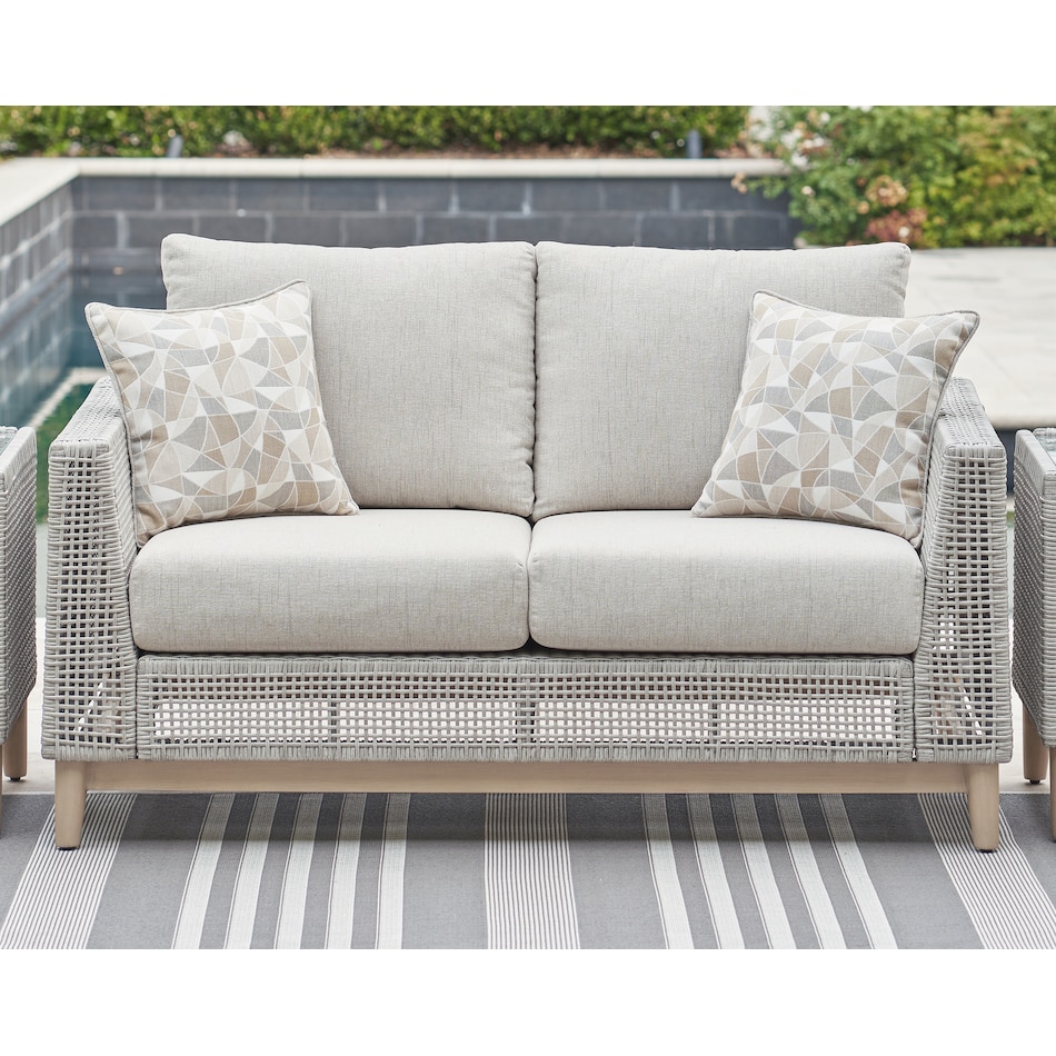 seton creek grey loveseat   