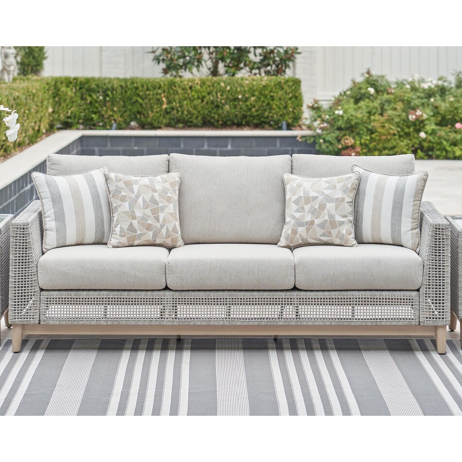 seton creek grey sofa   